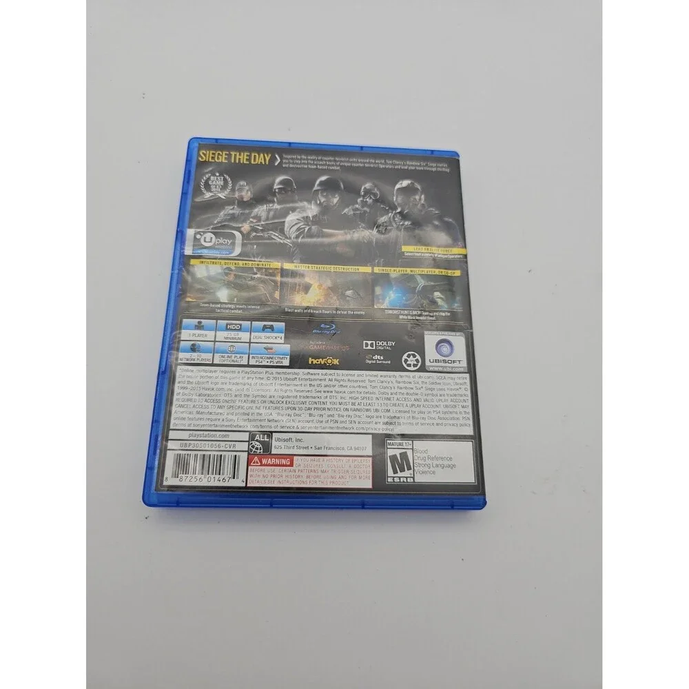 Tom Clancy's Rainbow Six Siege - Sony PlayStation 4
